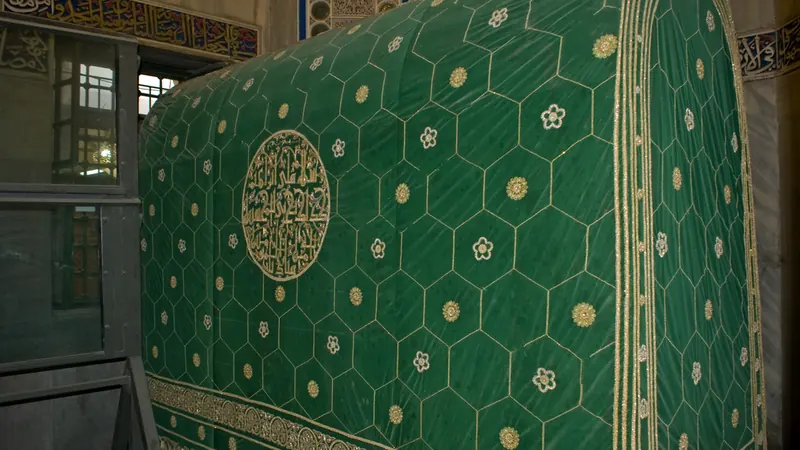 The shrine over the Cave of the Patriarchs in Hebron