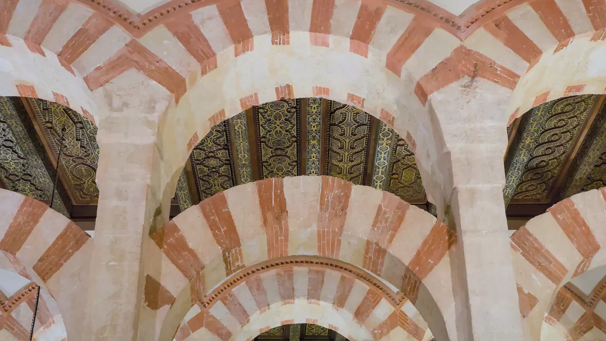 Faith and reason: horseshoe arches inside the Great Mosque of Córdoba